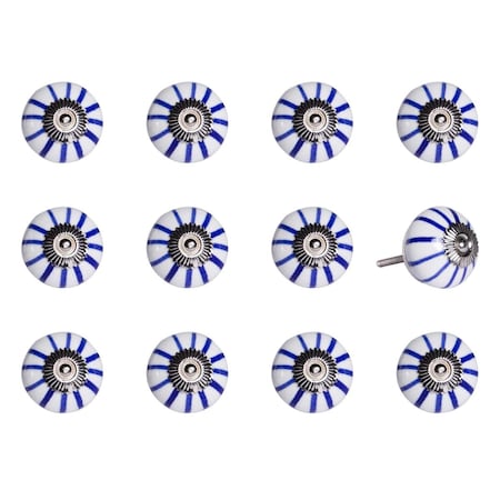 Decoracion K000013 Knob It - Black White & Copper, 12PK DE3713396